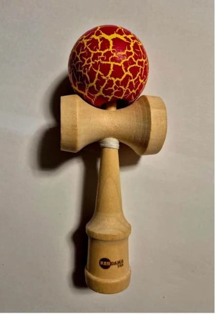 Kendama, Pro Krom Usa, Model Crapat Rosu-Galben