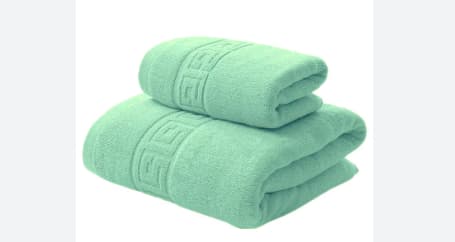 Prosop de față 50x90 CM, model grecesc Verde deschis 600 G