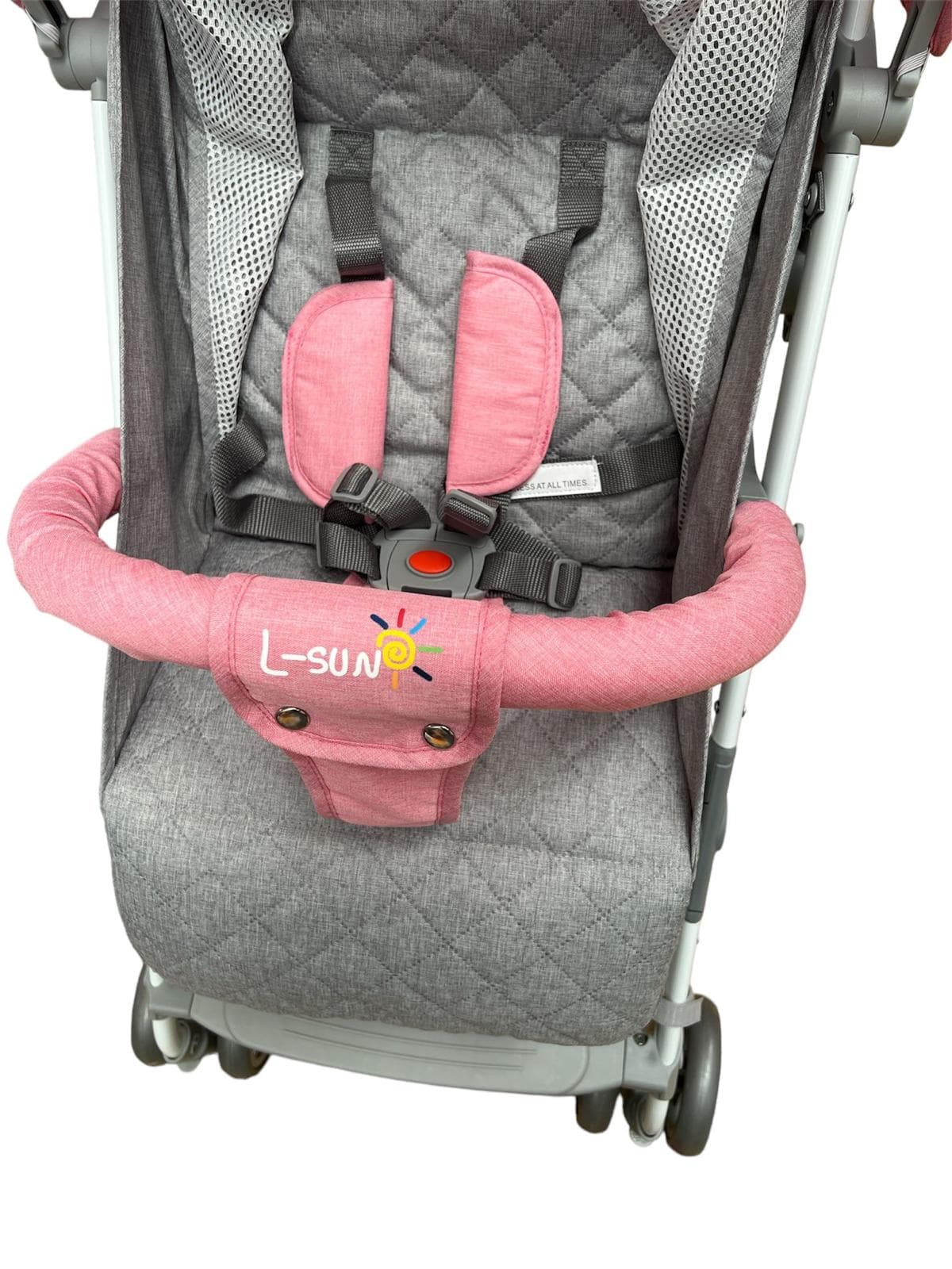Carucior sport copii, pliere compacta pentru avion, cu sistem troller 6-36 luni roz-Concept E Efrall - Foto Universul Familiei