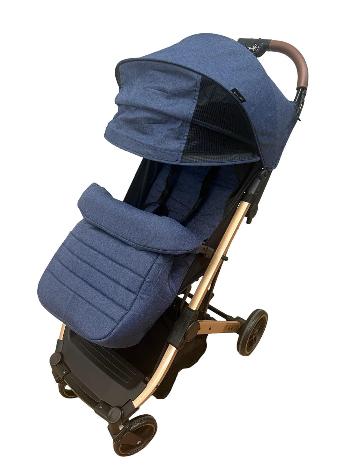 Carucior Sport Compact si Pliabil Tip Troller, Albastru, cu pliere compacta pentru avion-Concept E Efrall - Magazin Online