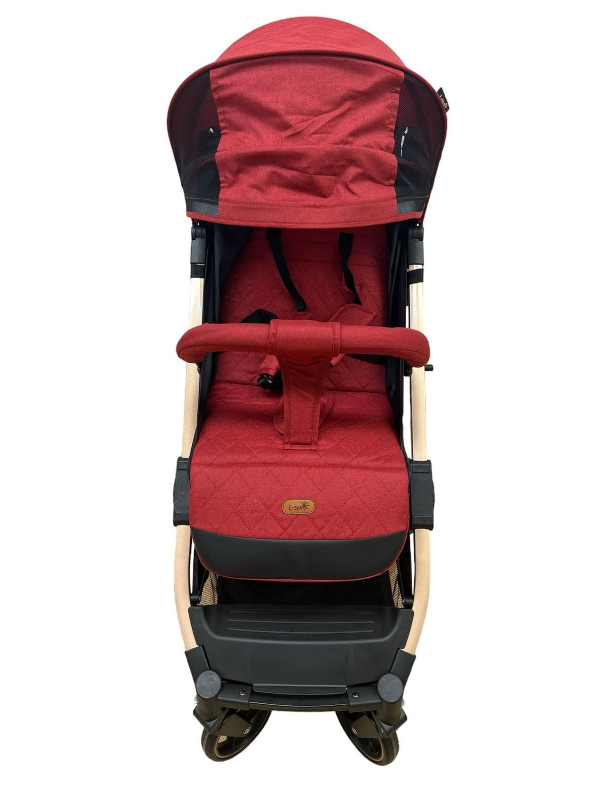 Carucior Sport Compact si Pliabil Tip Troller, rosu, cu pliere compacta pentru avion-Concept E Efrall - Prezentare Online