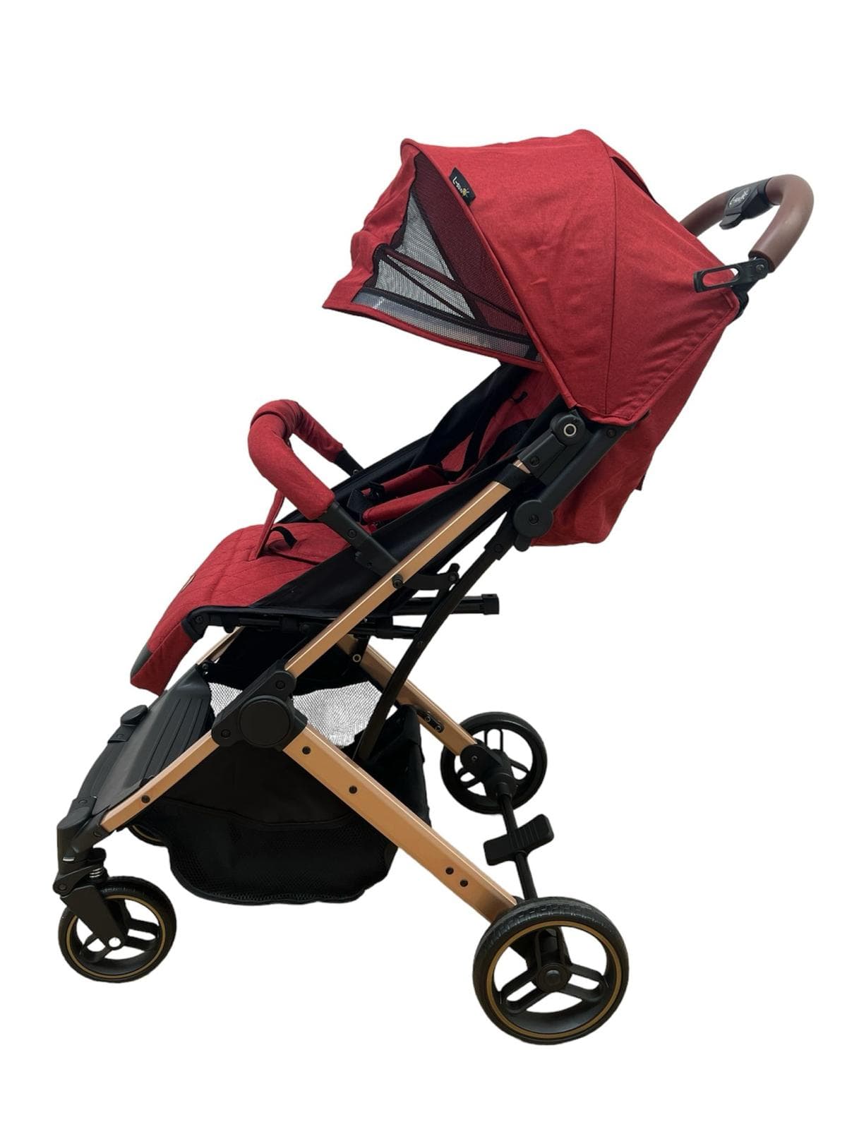 Carucior Sport Compact si Pliabil Tip Troller, rosu, cu pliere compacta pentru avion-Concept E Efrall - Magazin Online