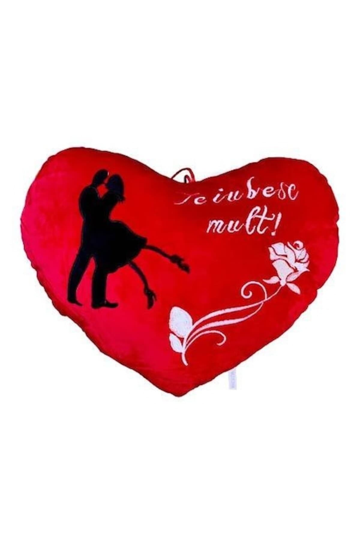 Fotografie produs: Jucarie de plus 40 cm in forma de inima, rosie, - Rosu