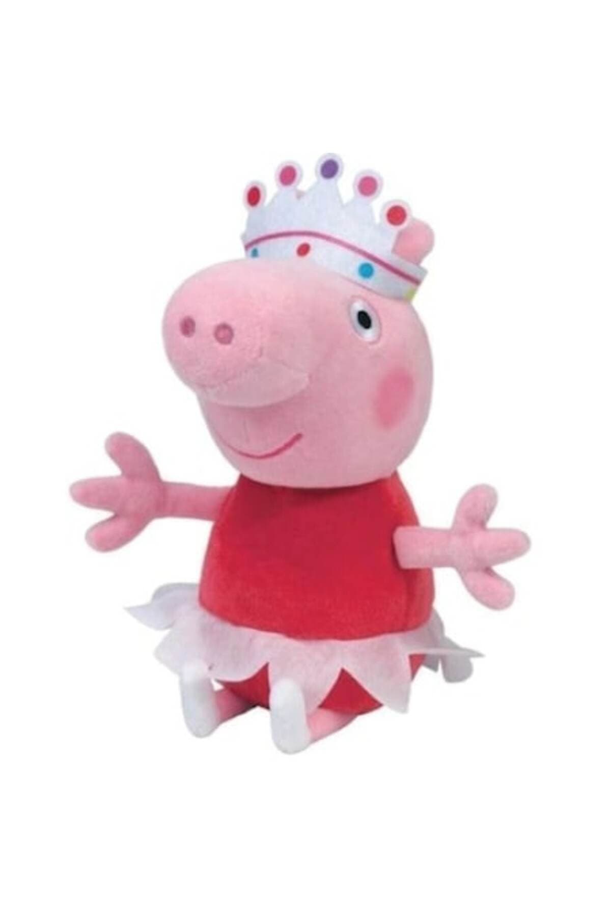 Jucărie de pluș Tiessa, Balerina Peppa Pig, 15cm