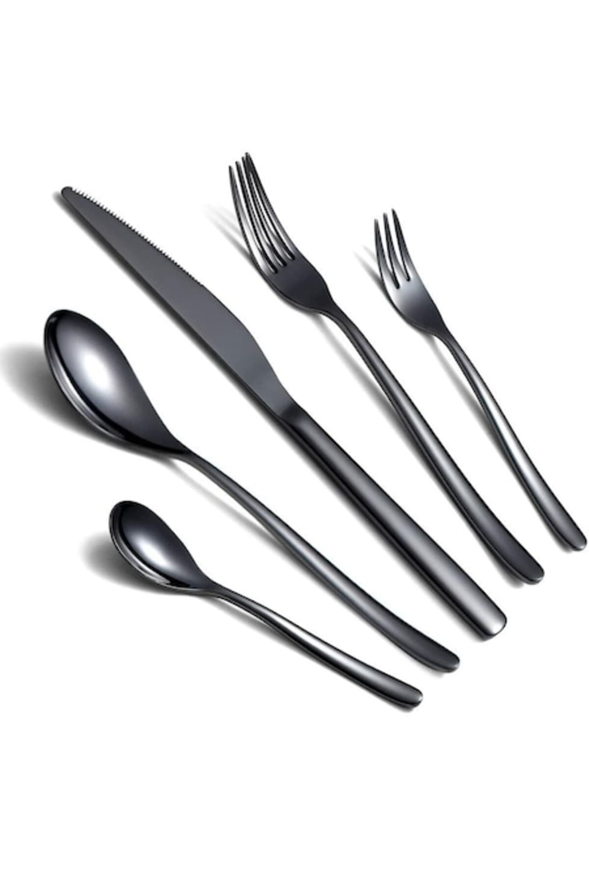 Set tacamuri din inox 30 piese, CTT271B30 negru