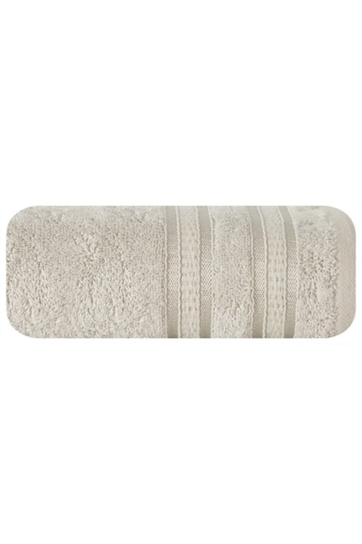 Prosop de baie Mila, Eurofirany, fibră de bambus, 50 x 90 cm, 500 g/m², bej