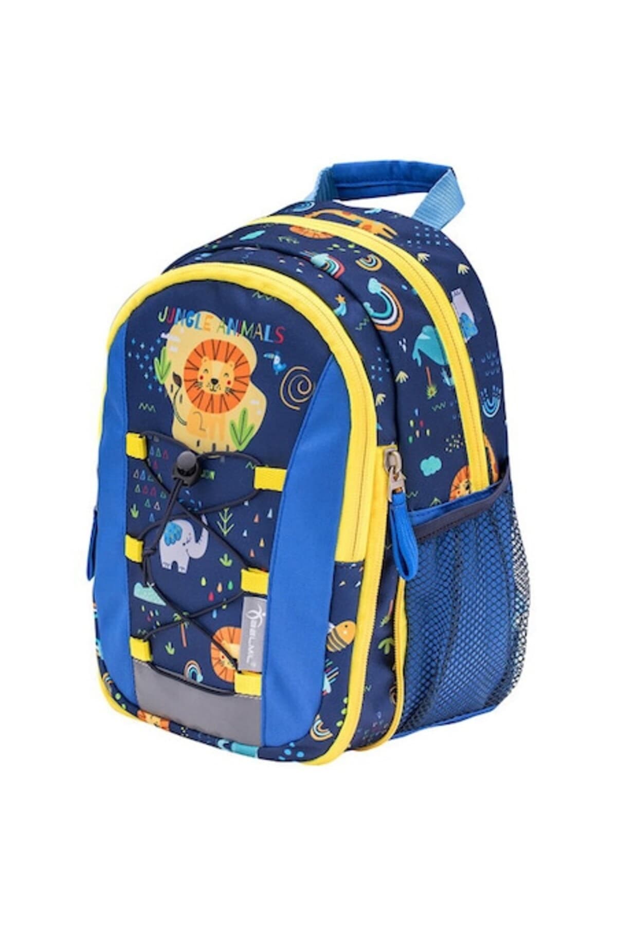 Fotografie produs: Rucsac Mini Kiddy, motiv Little Jungle - Galben, Albastru