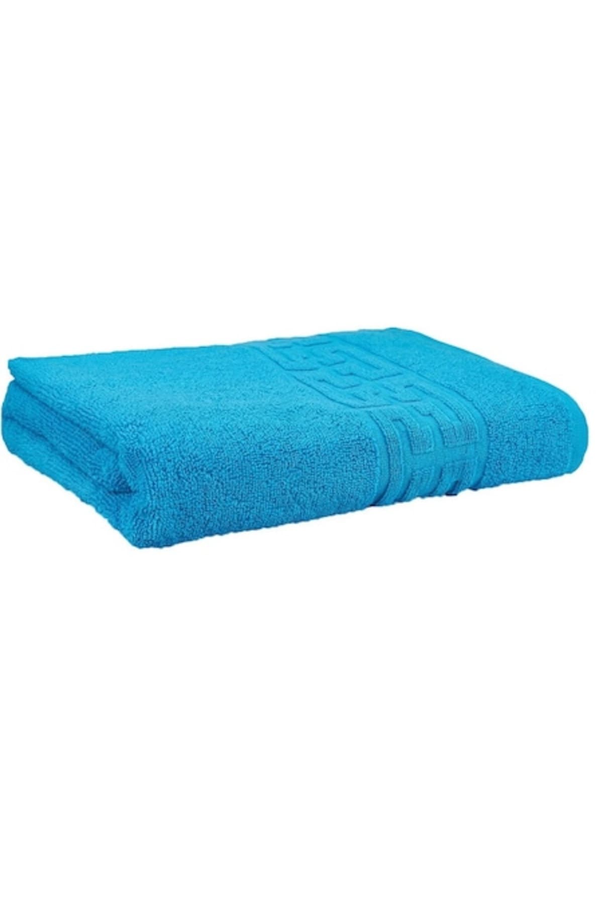 Prosop de baie, 550g, hotelier, model greek-turcoaz 70 x 140