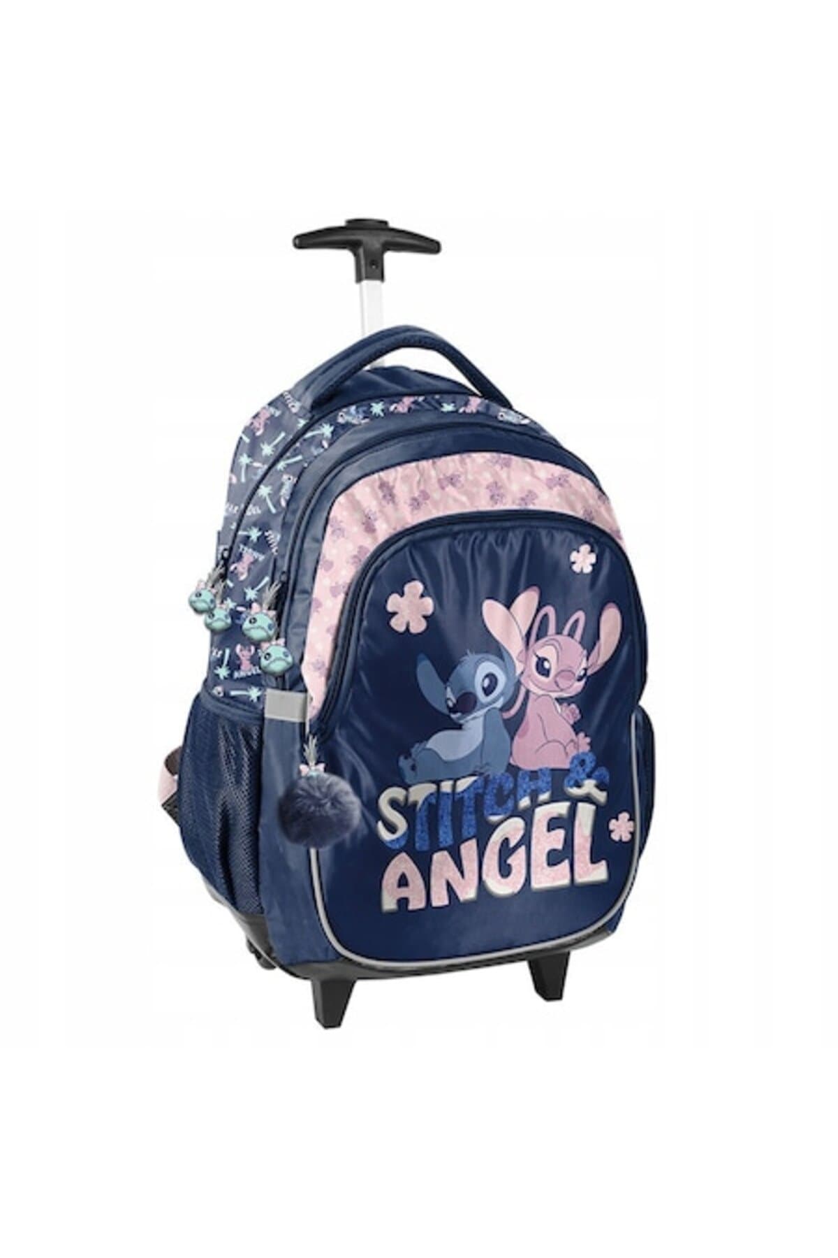 Fotografie produs: Ghiozdan Tip Troler, Pas, Lilo & Stitch, 2 Compartimente, Poliester, 40x30x15cm, Multicolor - Multicolor