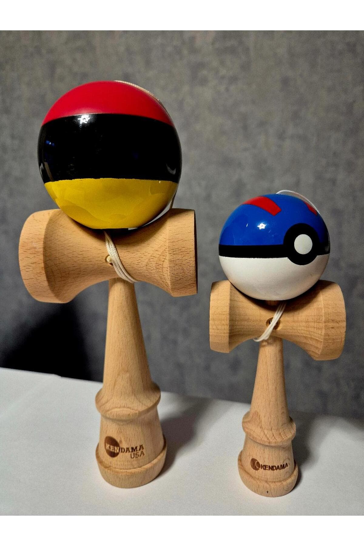 Kendama Profi BIG-XXXL USA, Multicolor+ 1 kendama mini cadou