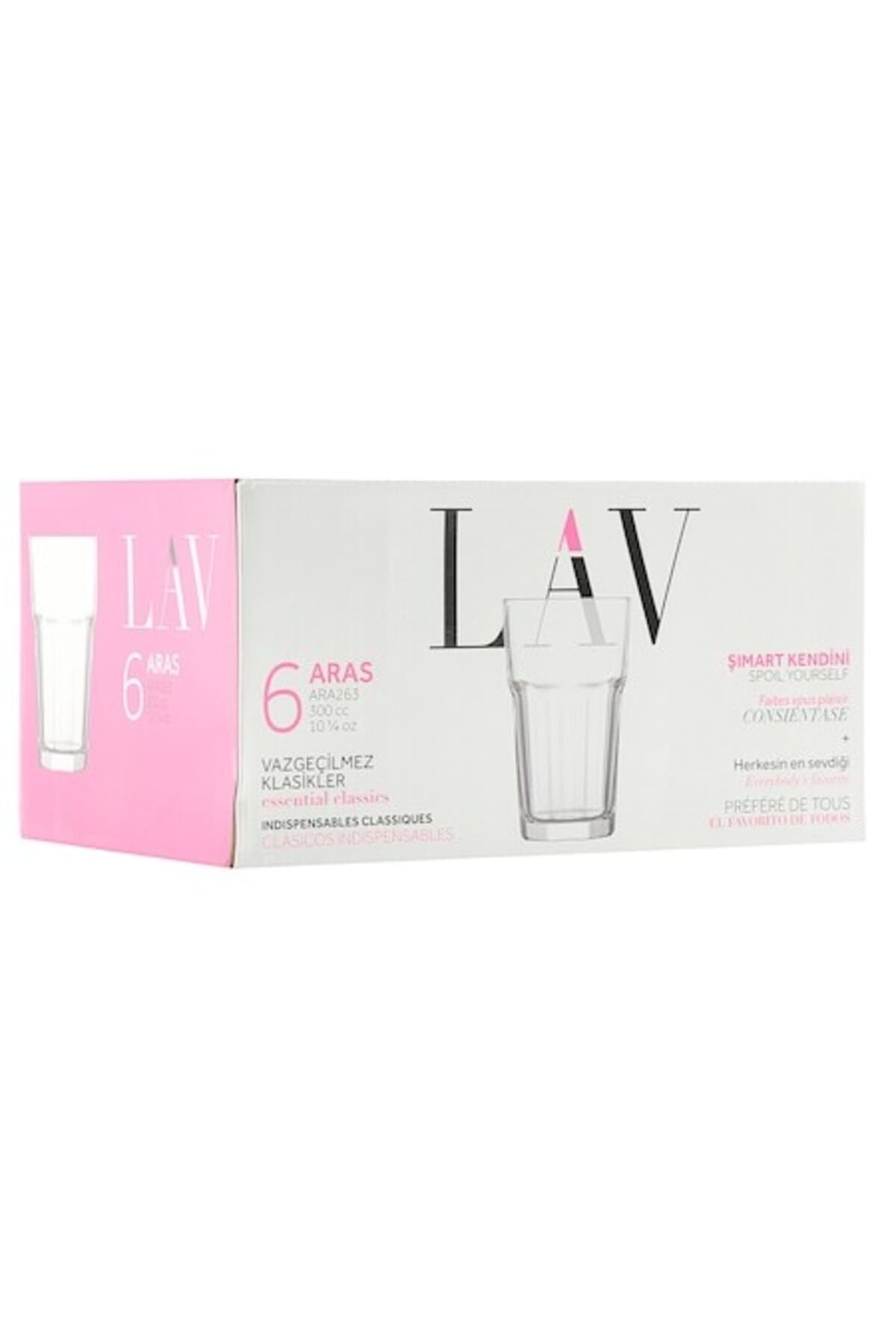 Fotografie produs: Set de 6 pahare de cocktail LAV, 300 ml - Transparent