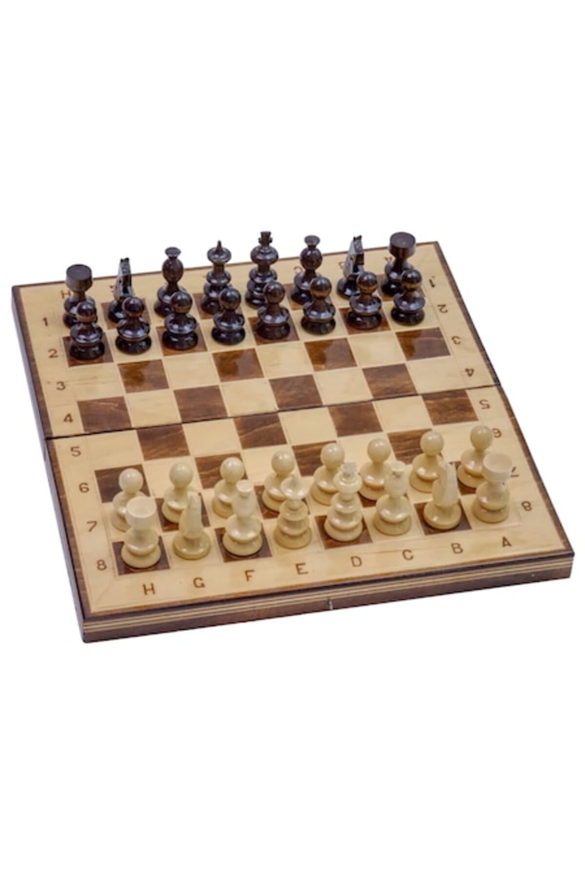 Fotografie produs: Joc de șah și dame din lemn ROmde™