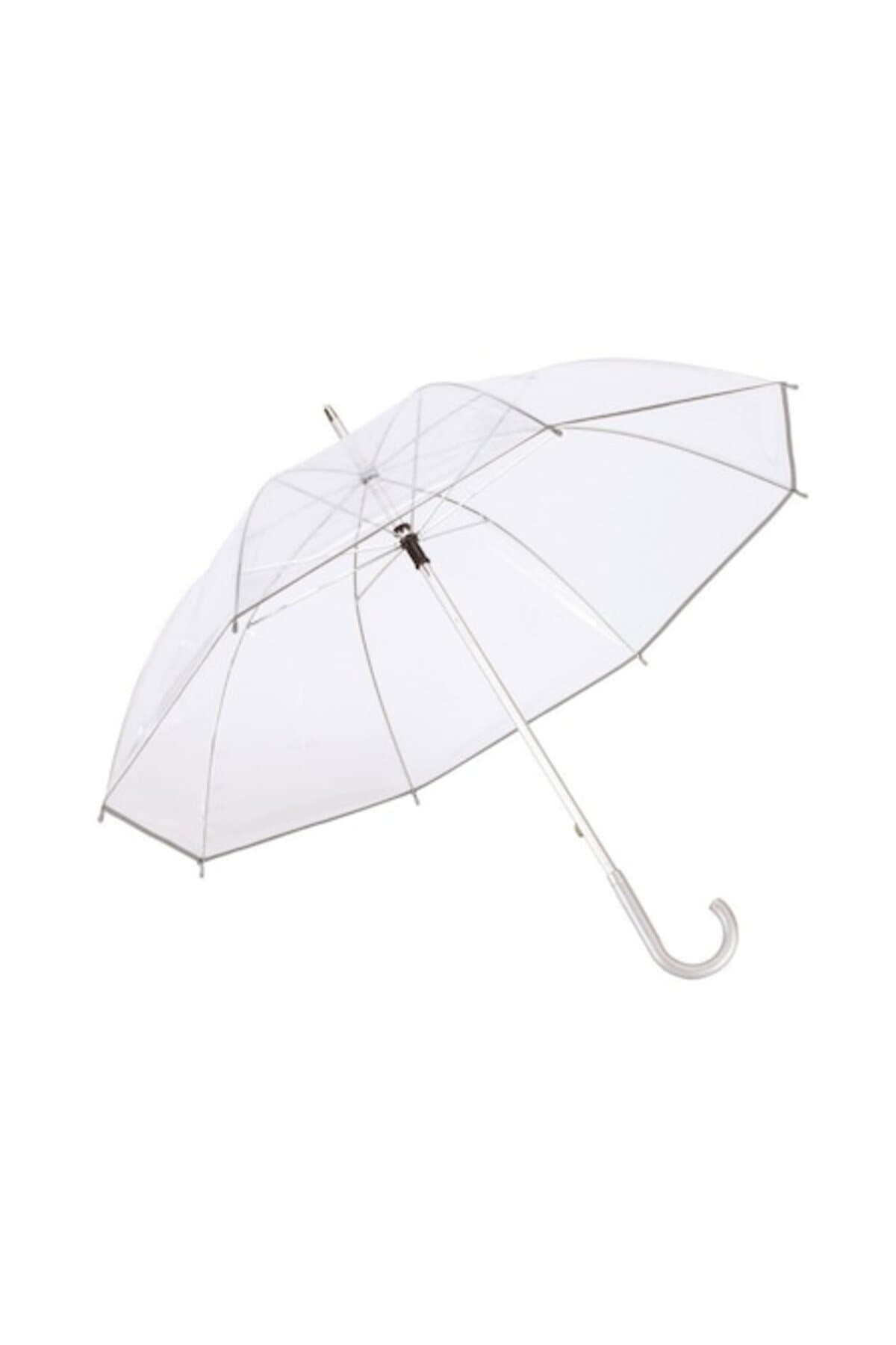 Fotografie produs: Umbrelă 101 cm, mâner curbat 612W - Argint