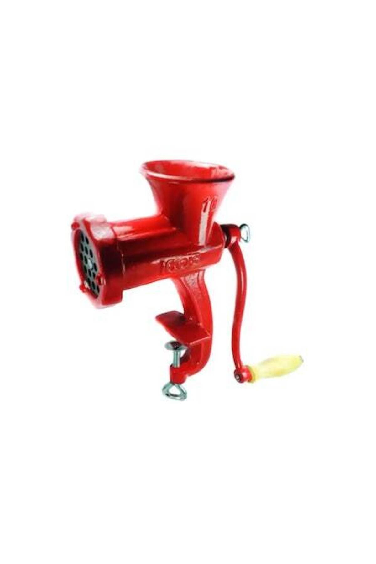 Fotografie produs: Mașină de tocat carne manuală nr. 10 din fontă roșie T54