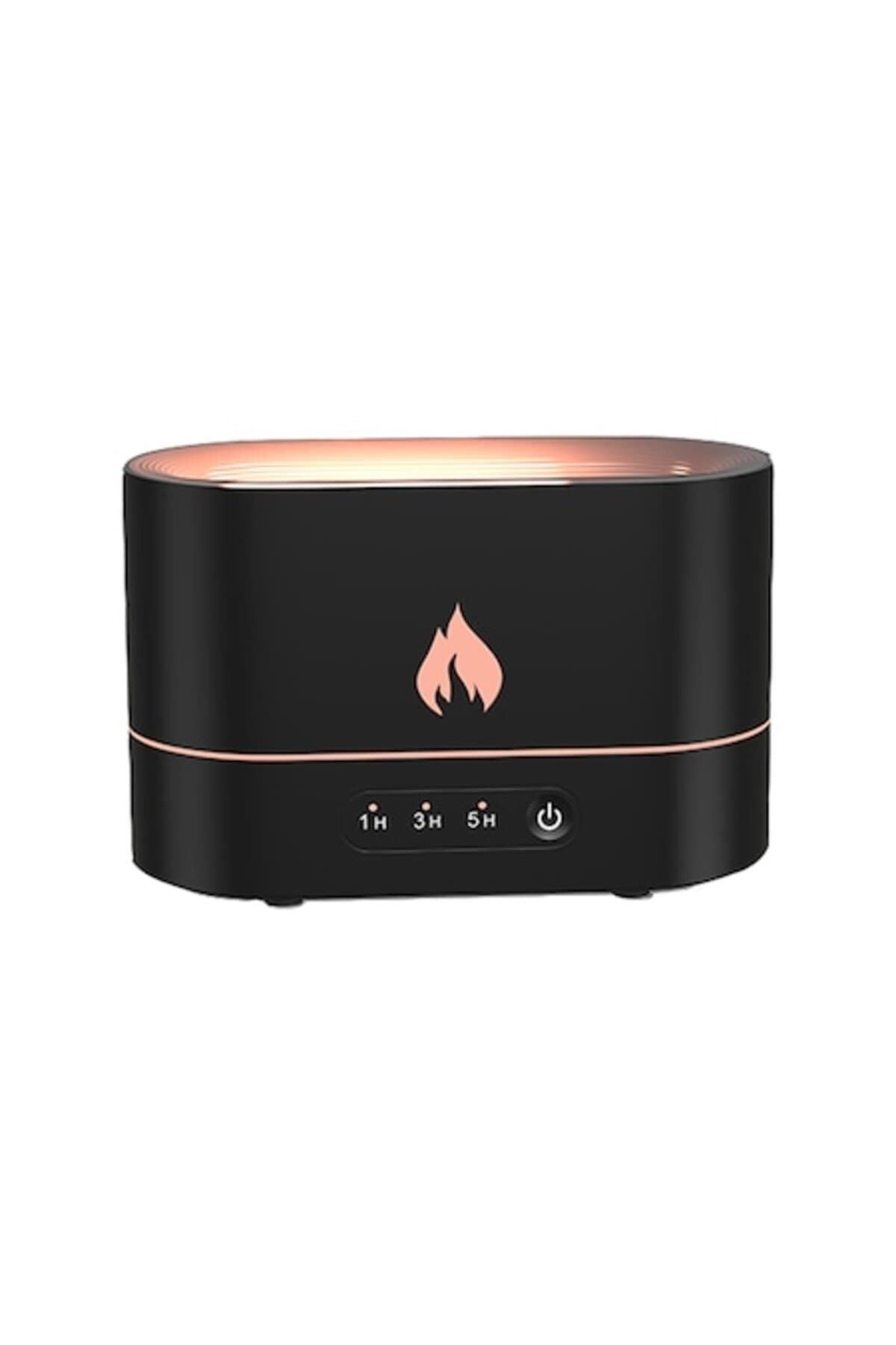 Difuzor de aromaterapie, lumină ambientală, negru