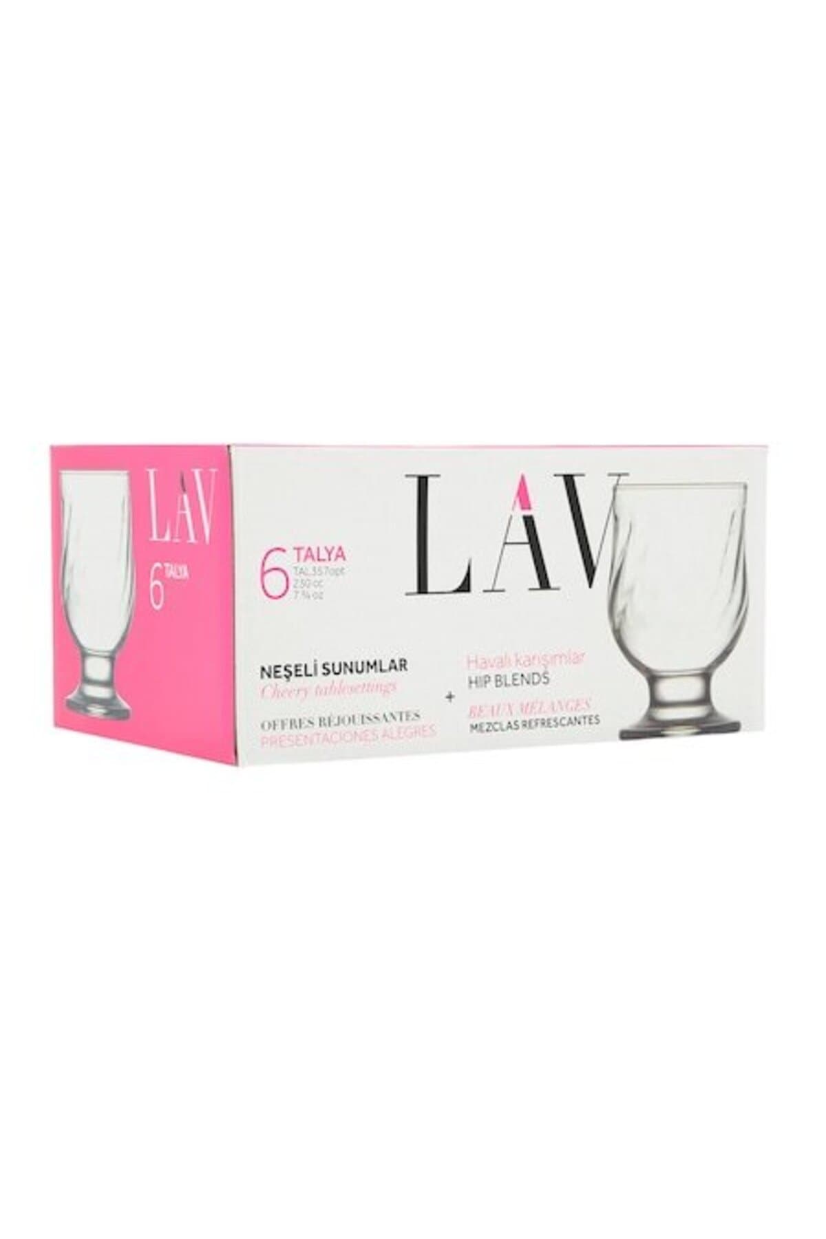 Fotografie produs: Set de 6 pahare LAV Talya, 230 ml - Transparent