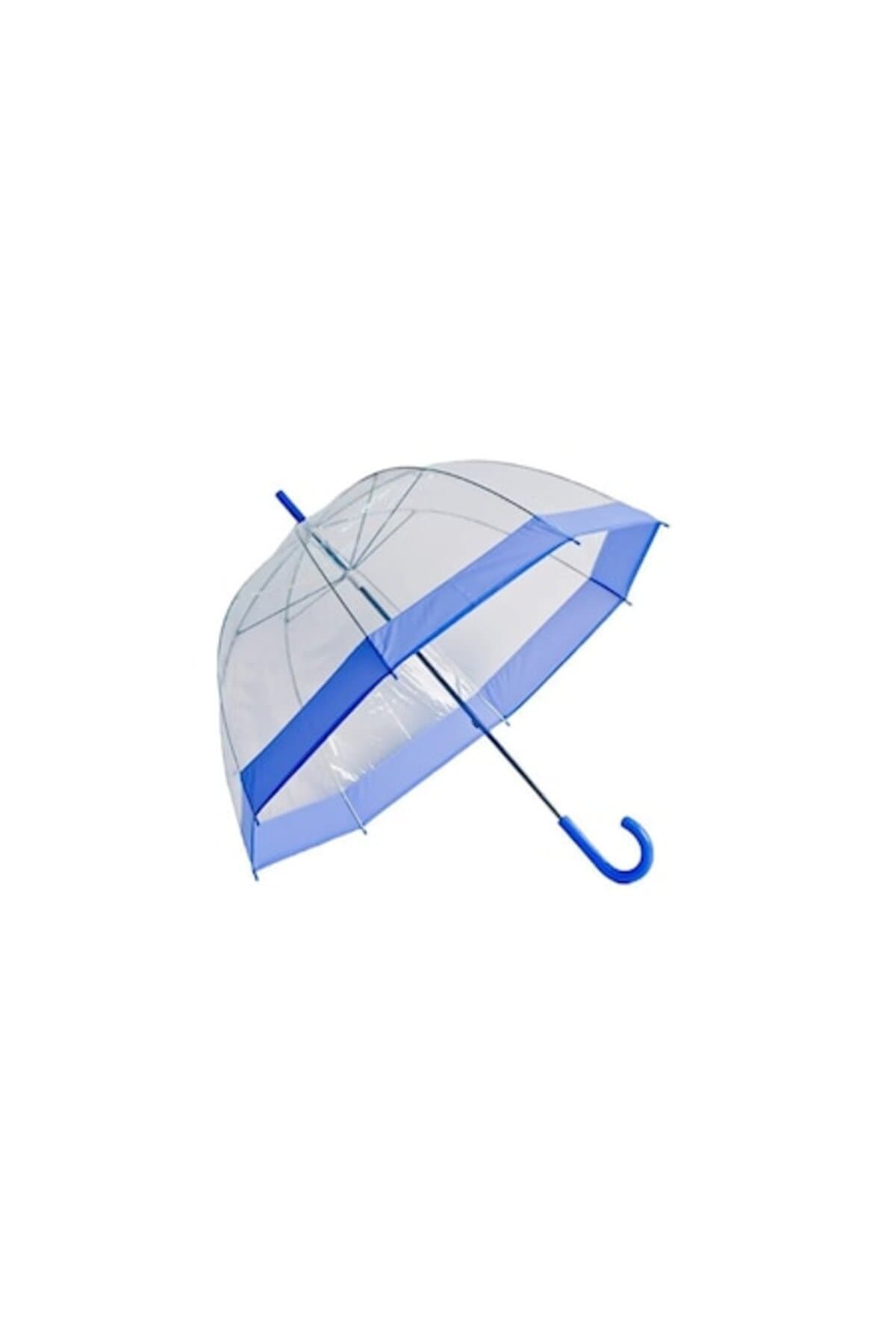 Fotografie produs: Umbrelă transparentă 76YG automată - Albastru