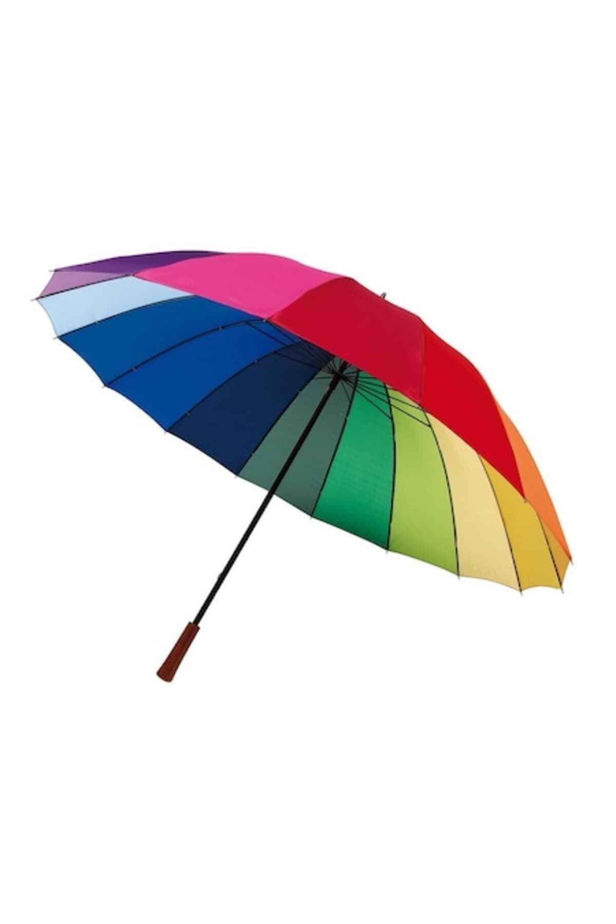 Fotografie produs: Umbrelă de golf 131 cm, 16 segmente, multicoloră 55T6 - Multicolor