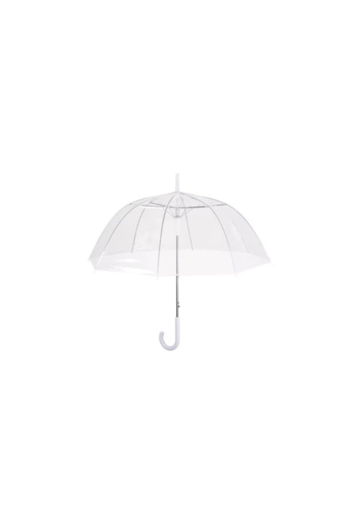 Fotografie produs: Umbrelă transparentă automată T5 - alb
