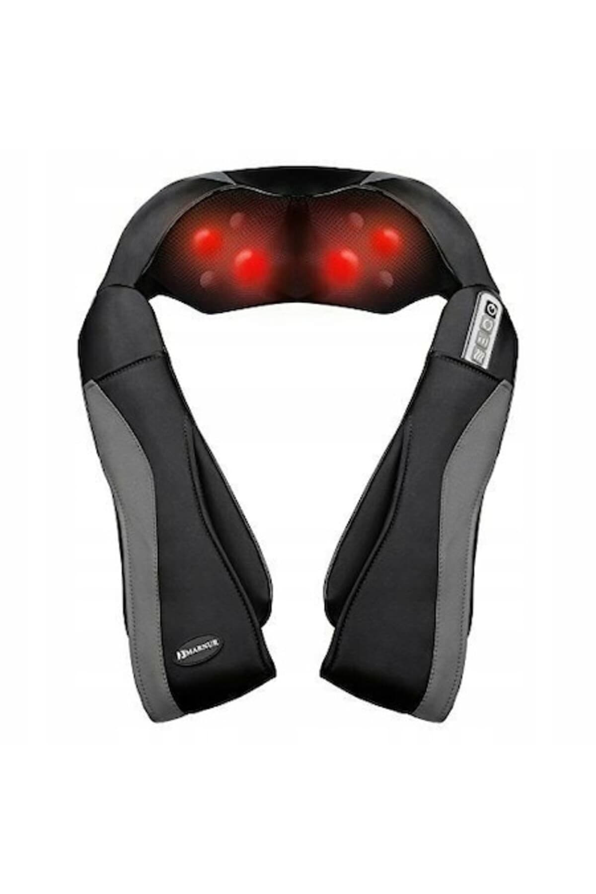 Fotografie produs: Centură de masaj, marmură, piele ecologică, funcție de masaj încălzire, 3 viteze de masaj, negru/gri