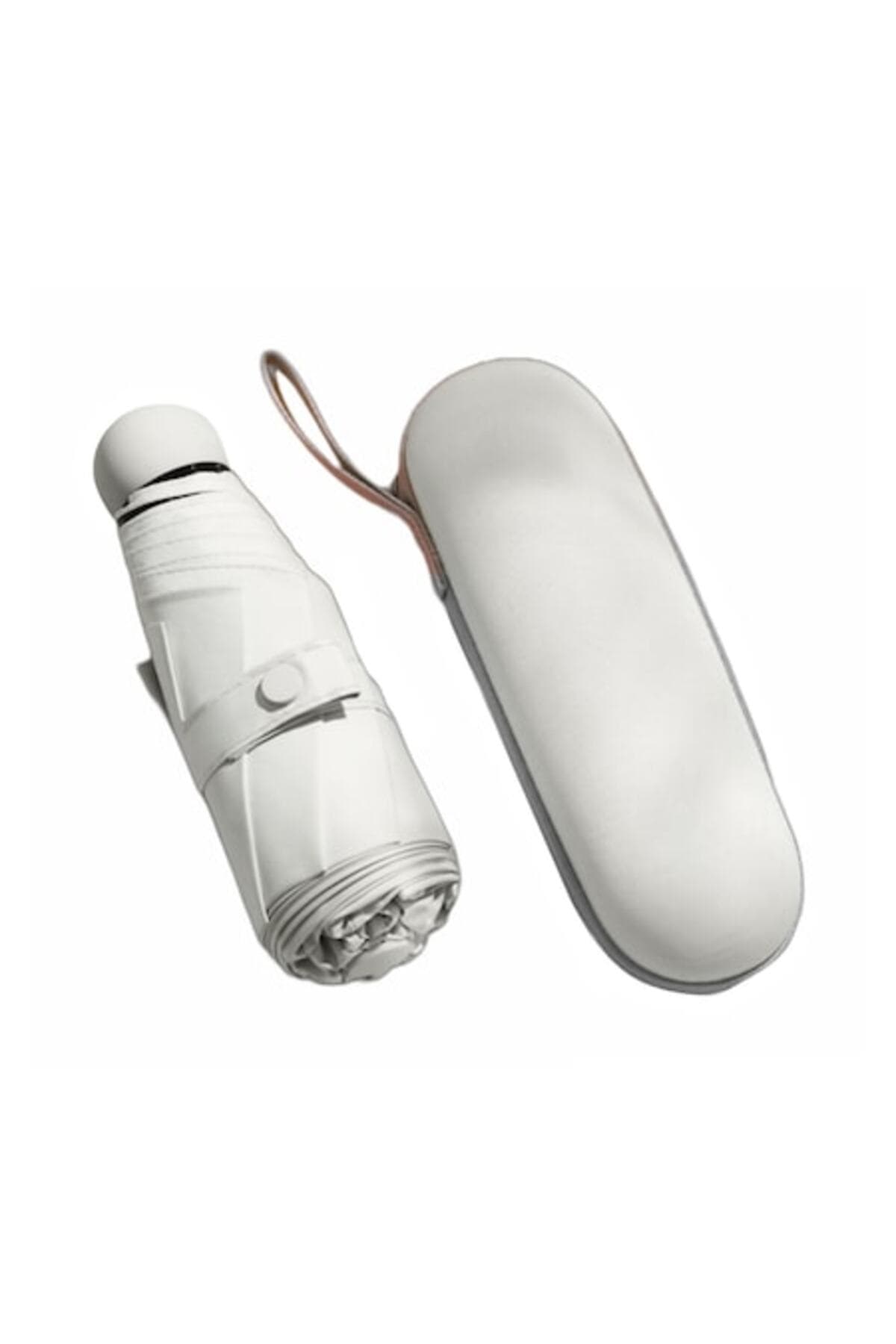 Fotografie produs: Mini umbrelă cu husă FT5 - Alb