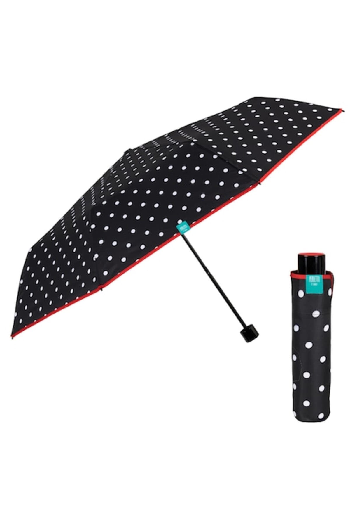 Fotografie produs: Umbrelă manuală Time 2W69 pentru femei, neagră - Negru