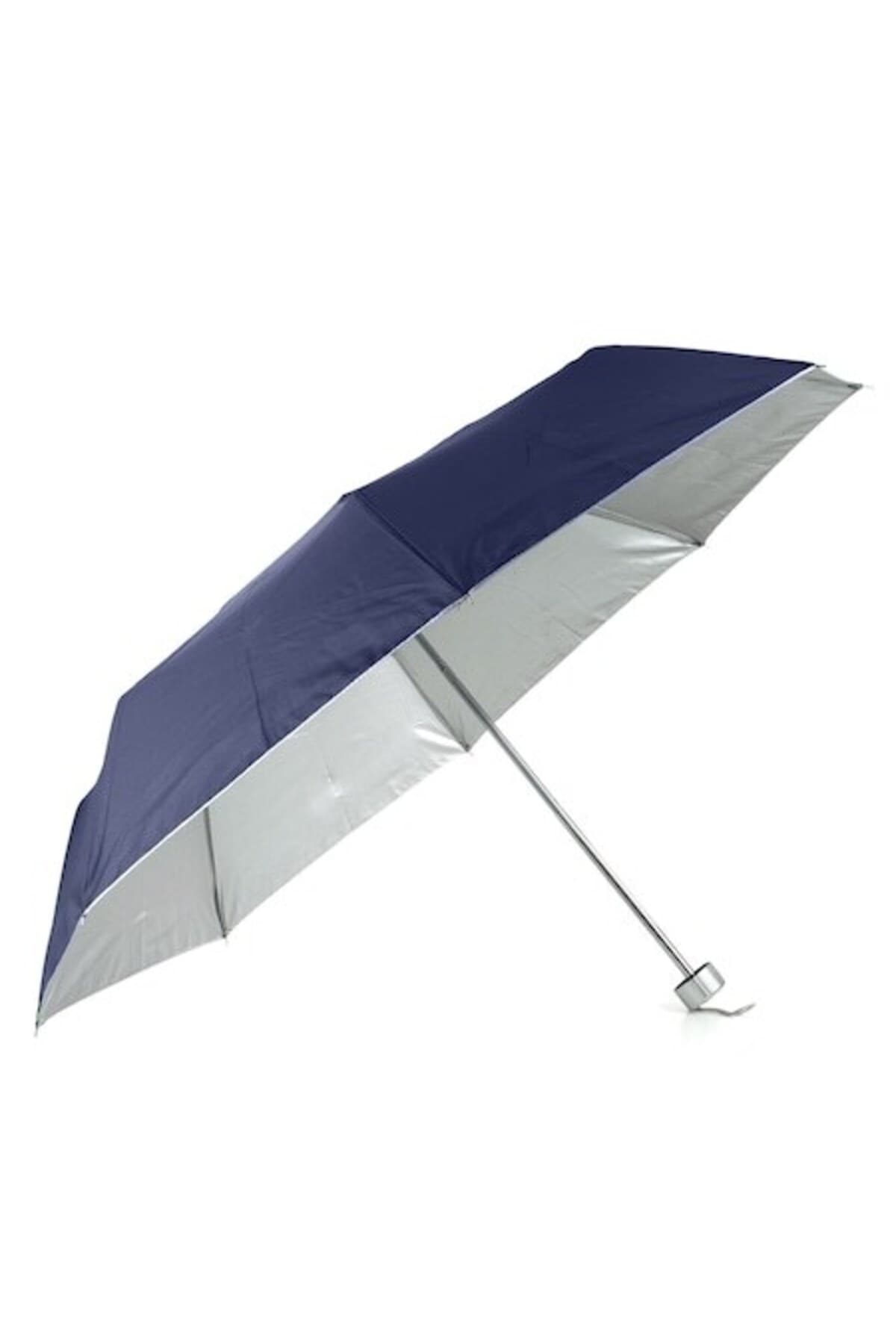 Fotografie produs: Umbrelă pliabilă cu protecție UV pentru femei Y78 - Albastru marin
