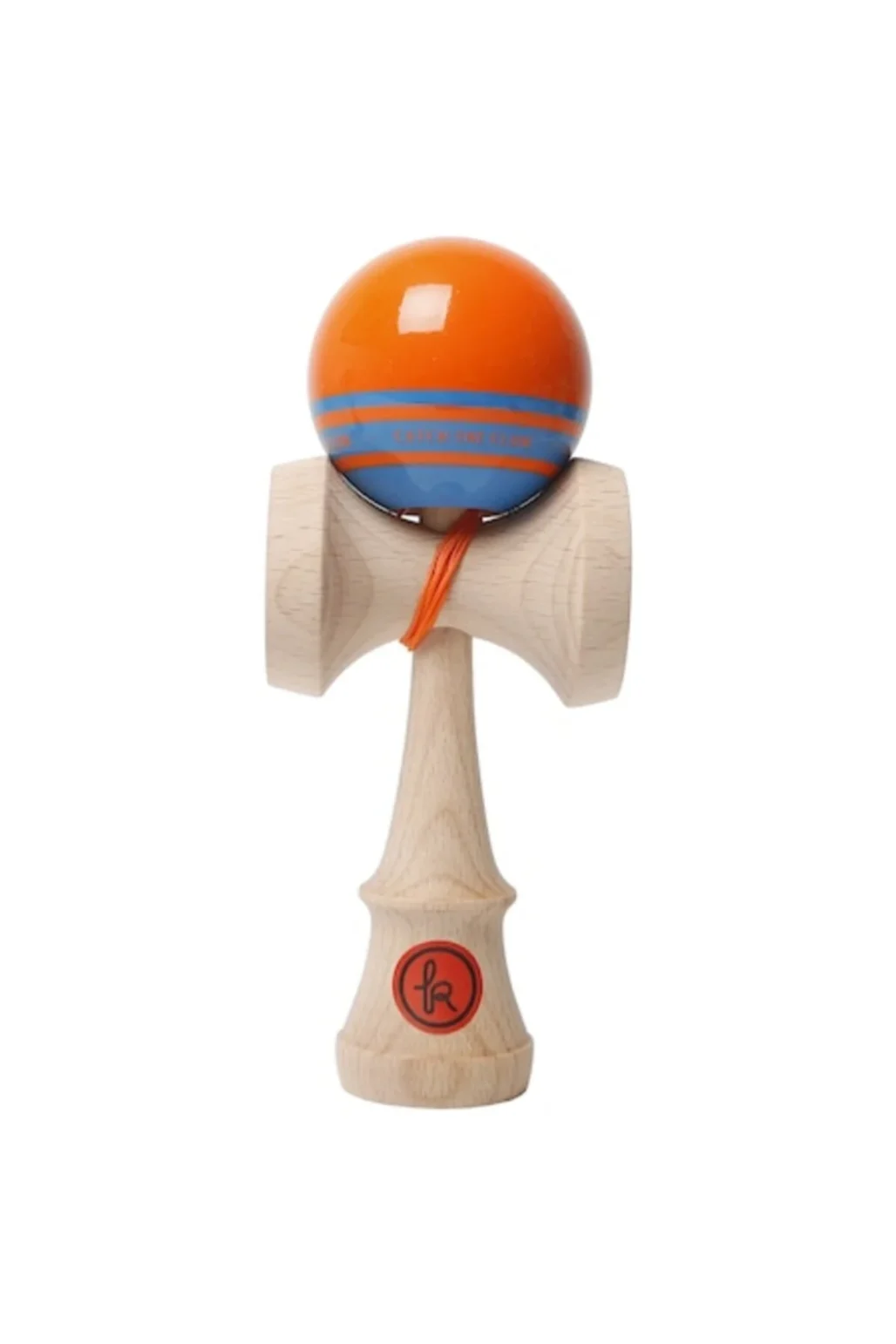 Kendama Record Plus Sticky Clear 18, 5 cm, cu base cup, cupe mari si set ata cadou