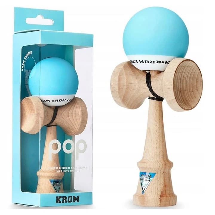 Kendama Krom Pop albastru deschis