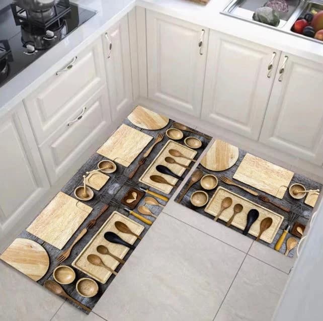 Set De 2 covorase Antiderapante Bucatarie