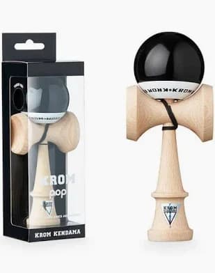 Kendama Krom Pop negru lucios