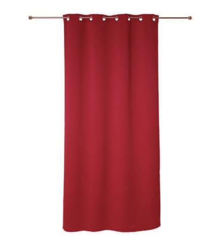 Draperie decorativă, o singură bucată, ideală pentru living sau dormitor 140X260 CM rosu