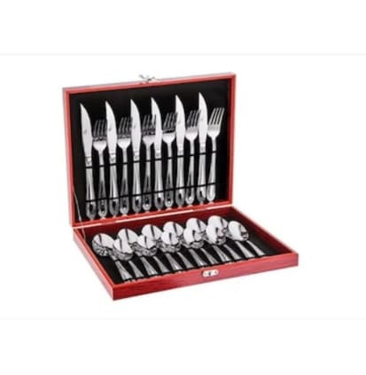 Set 24 tacamuri diplomat inox