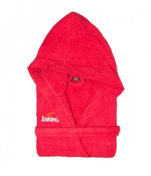 Fotografie produs: Halat de baie din bumbac pentru adulti - Rosu, 2XL Rosu XL - Rosu