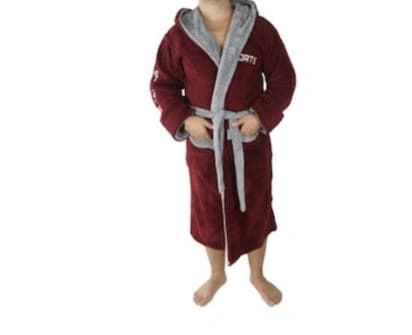 Fotografie produs: Halat de baie barbatesc, model sport, visiniu, 2XL - Concept E Efrall Visiniu XL - Visiniu