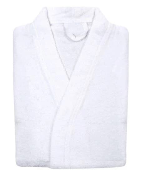 Halat de baie hotel, 100% bumbac, alb, marime L Alb 2XL