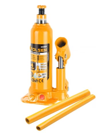 Fotografie produs: Cric hidraulic tip butelie profesional 2 tone industrial - Galben