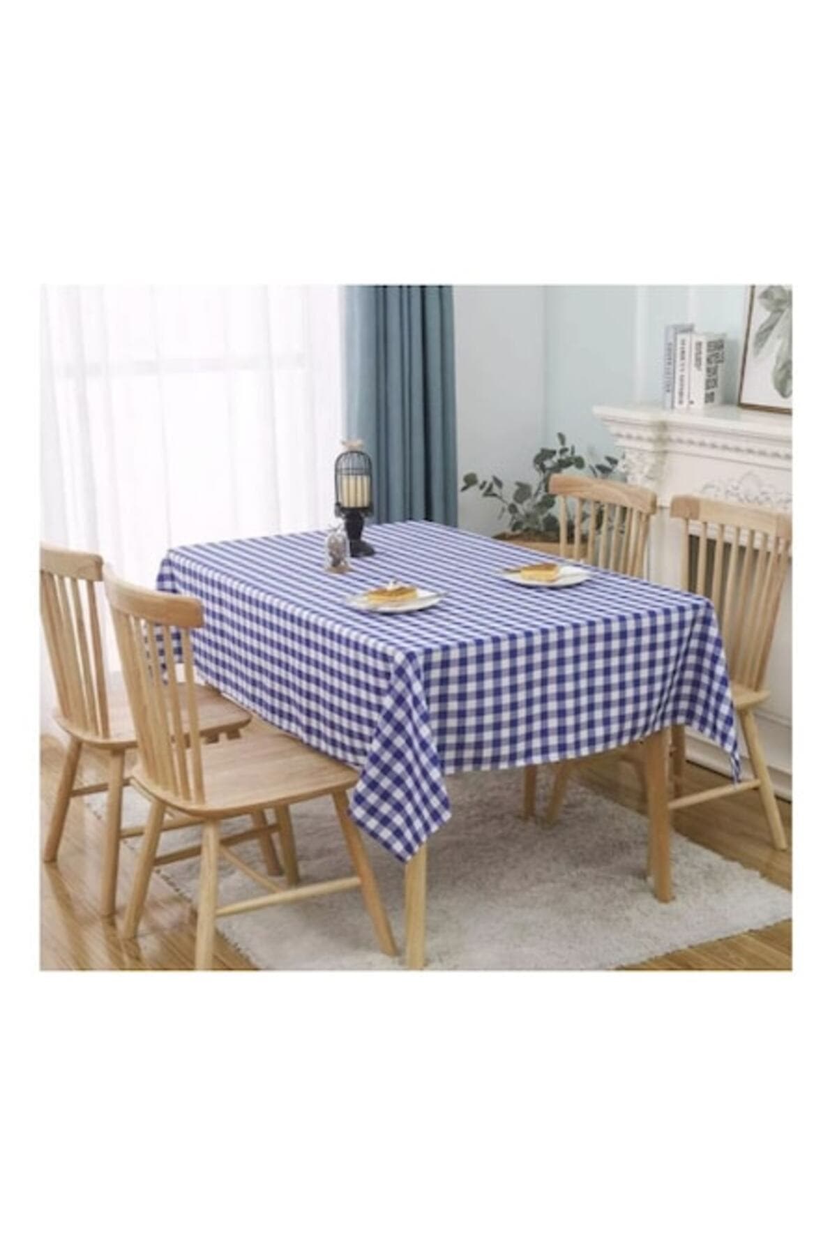 Fotografie produs: Fata de masa cu model geometric, 160 x 220 cm, albastra - Concept E Efrall