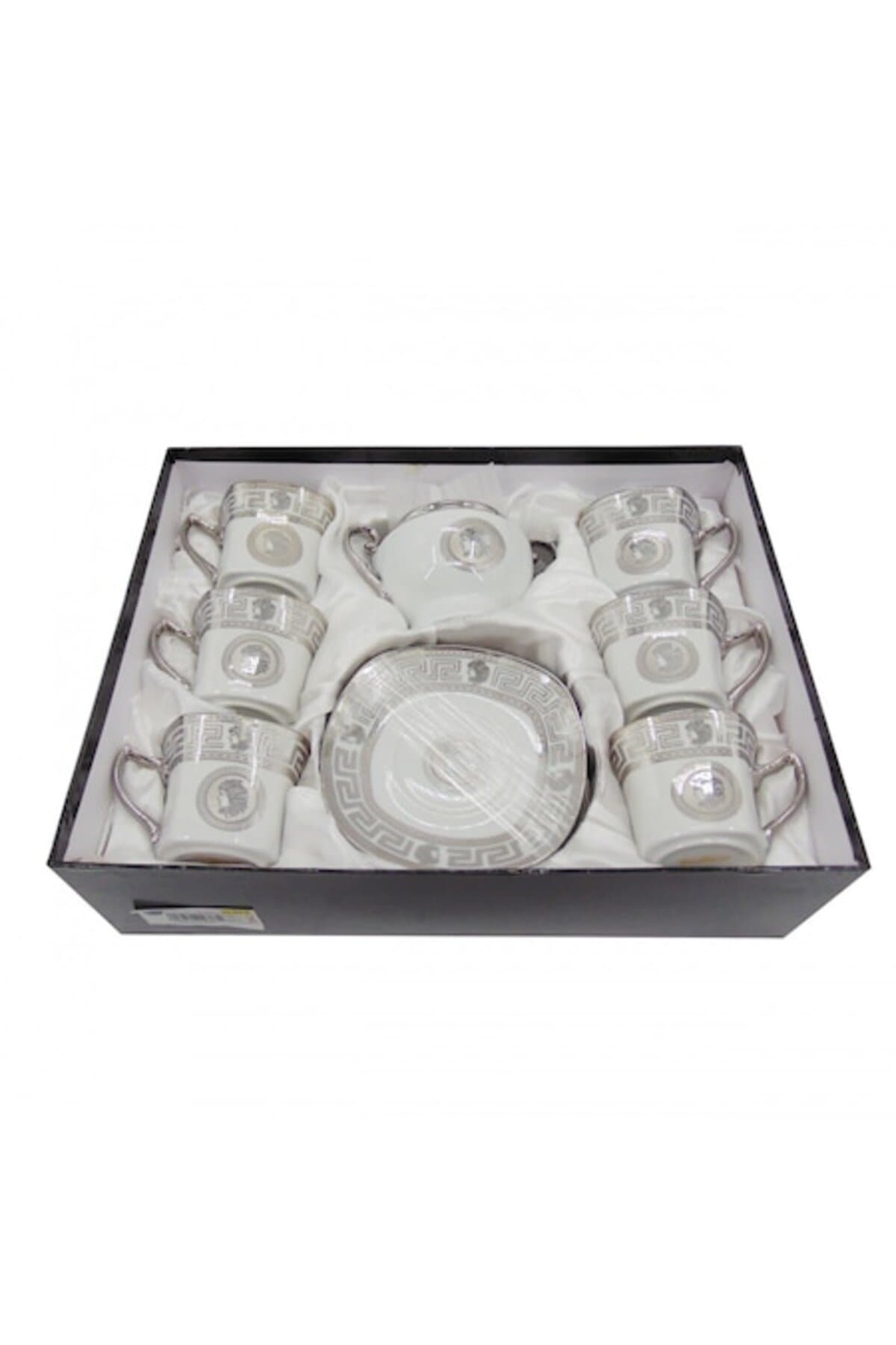 Fotografie produs: Set de cesti de cafea cu zaharnita, 14 piese, portelan Vittorio Sabatini, VS-8022, Premium