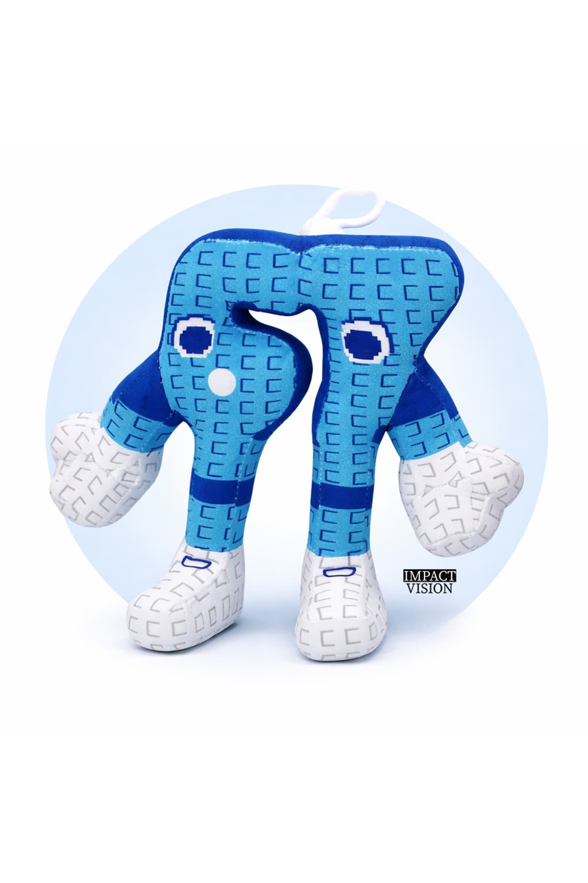 Fotografie produs: Jucarie de plus Six Seven, personaj animat, albastru, Impact Vision®