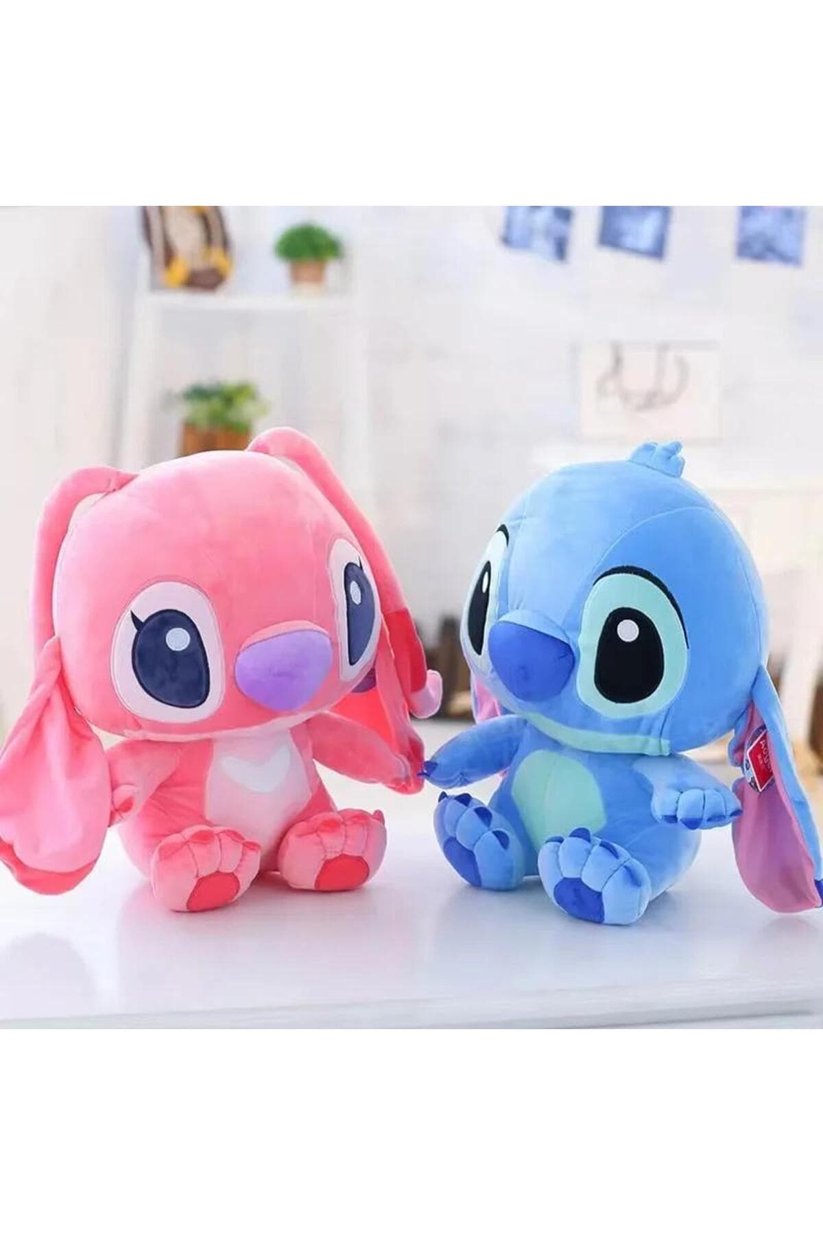 Fotografie produs: Jucarie de Plus Stitch 20 cm, Moale si Pufoasa, Albastra sau Roz