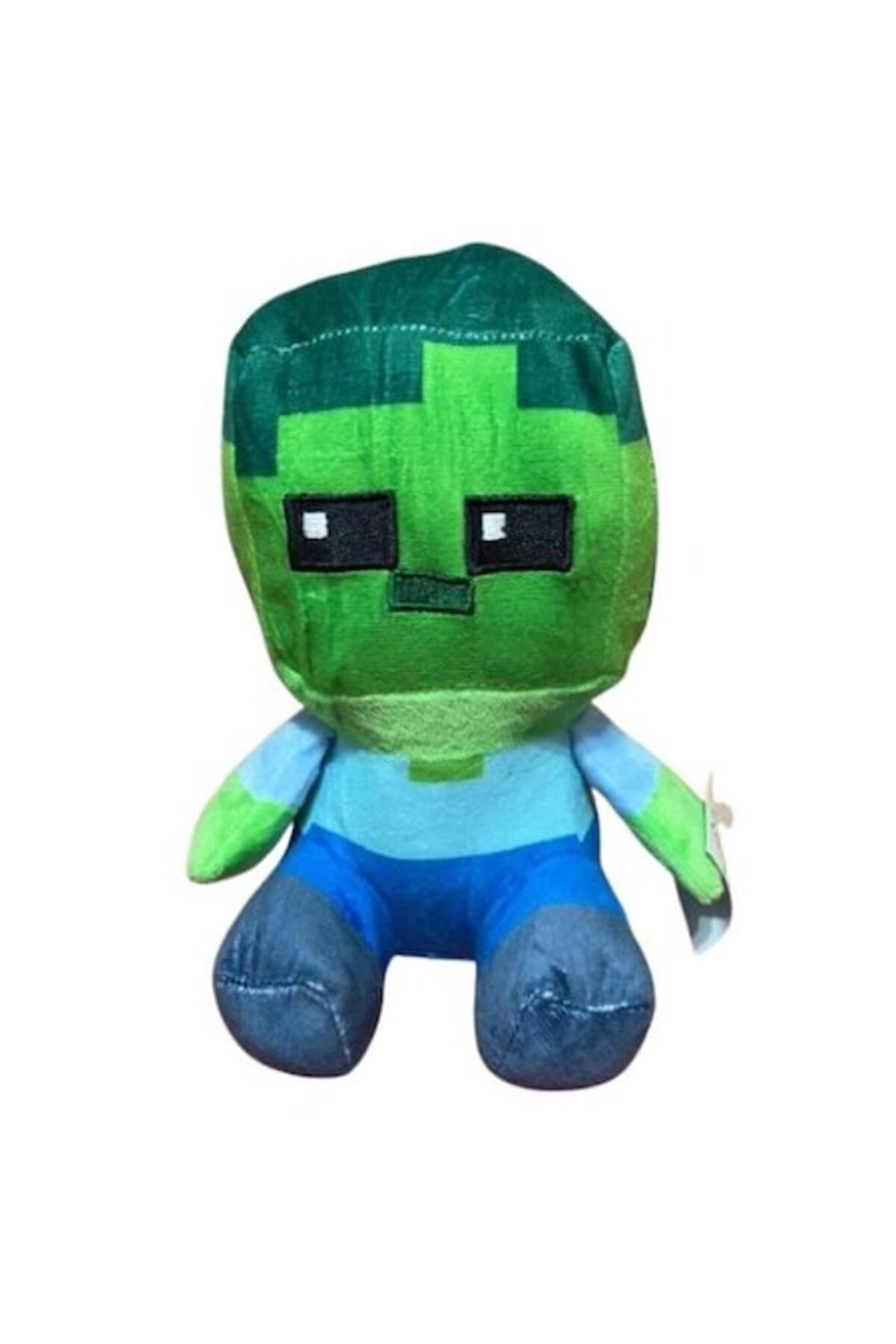 Fotografie produs: Jucarie de plus, Zombie, 27 cm, Verde-Albastru