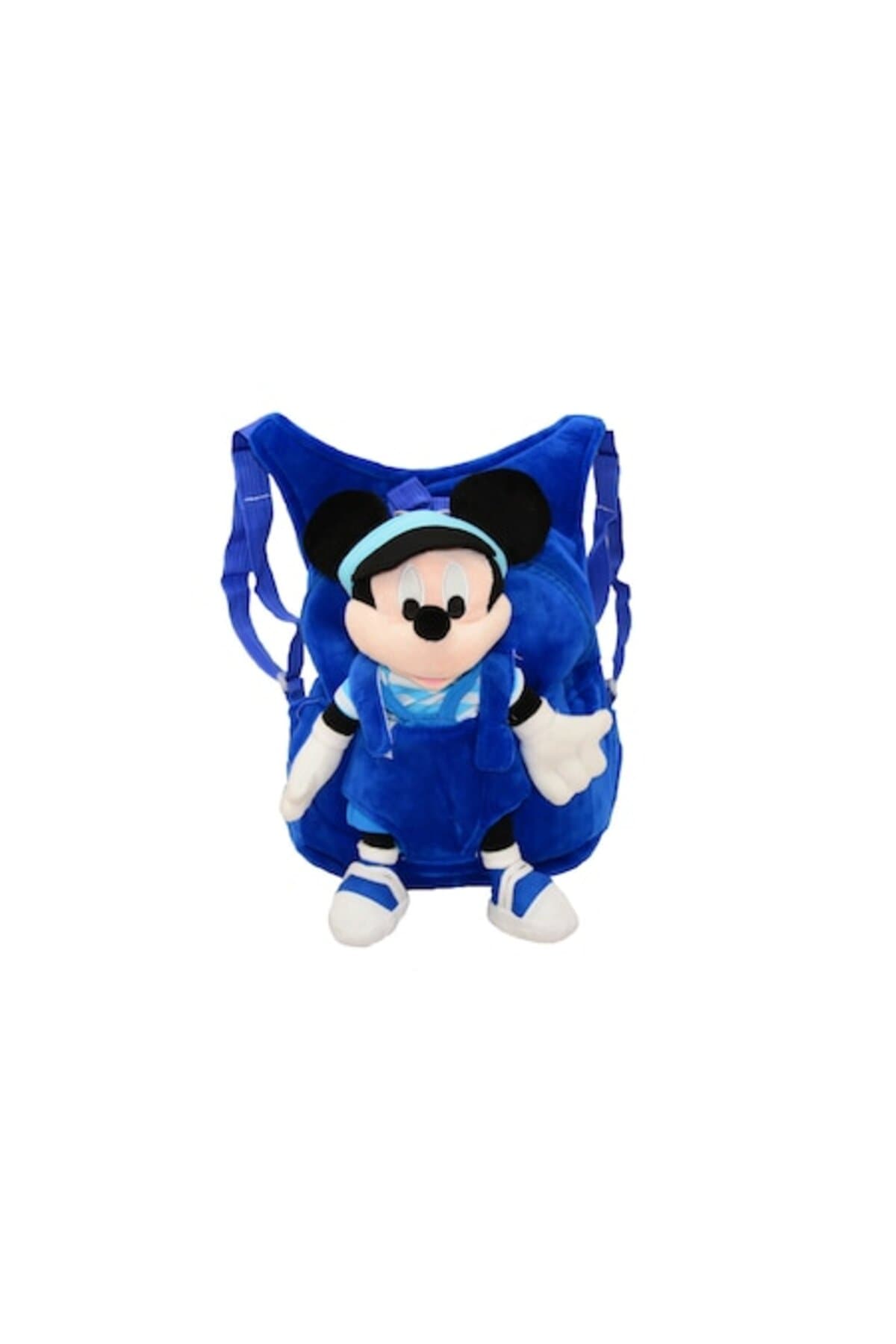 Fotografie produs: Ghiozdan de plus cu mascota detasabila Mickey Mouse