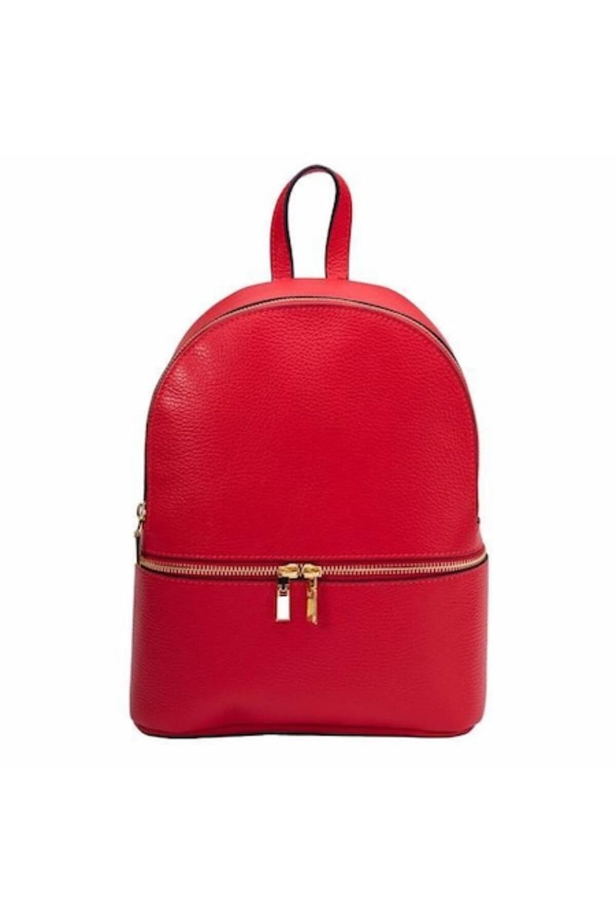 Rucsac piele ecologica 4318R, Sic Moda, Rosu