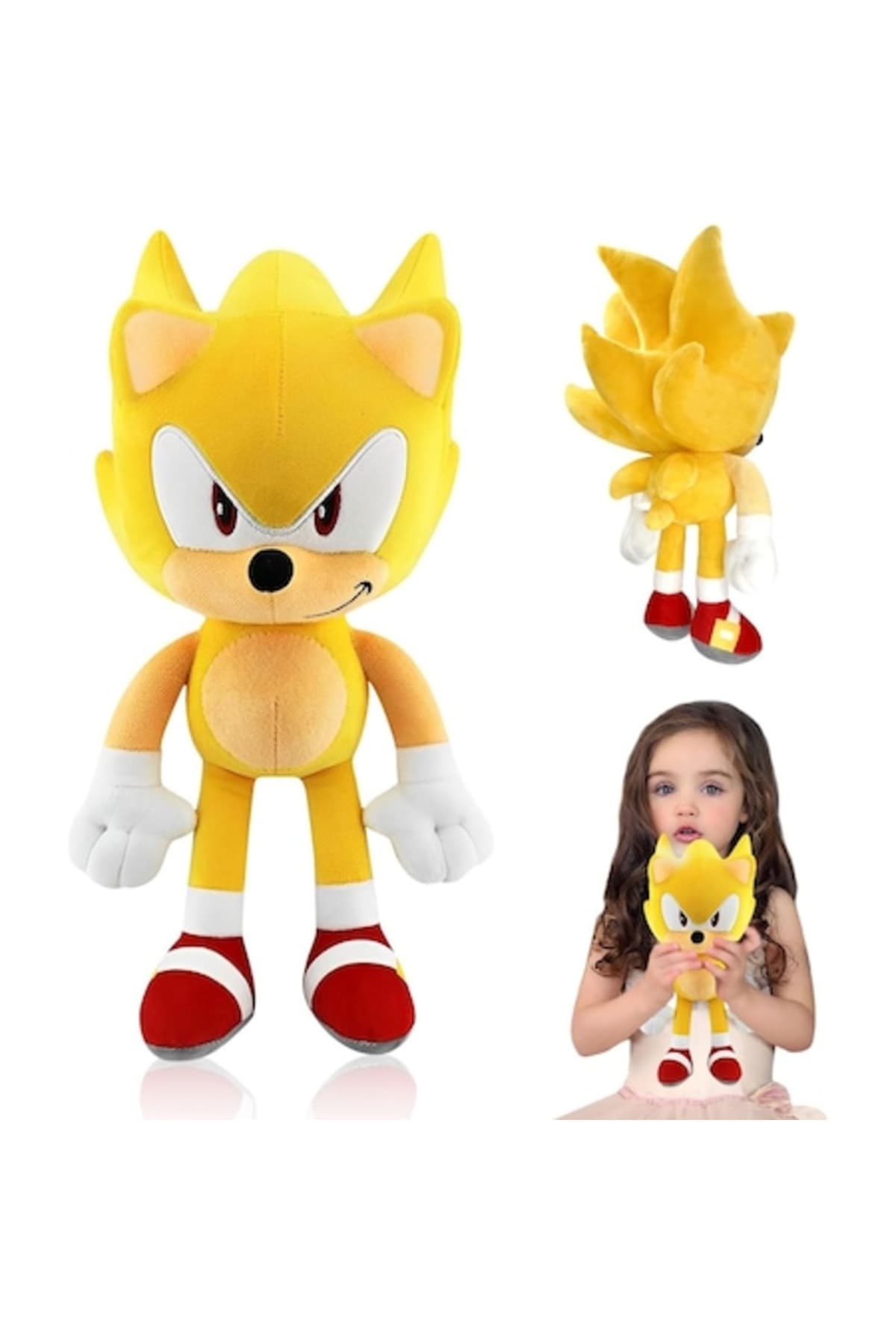 Fotografie produs: Jucarie de plus Sonic si Tails, Sonic 28 cm, Papusi de plus pentru copii