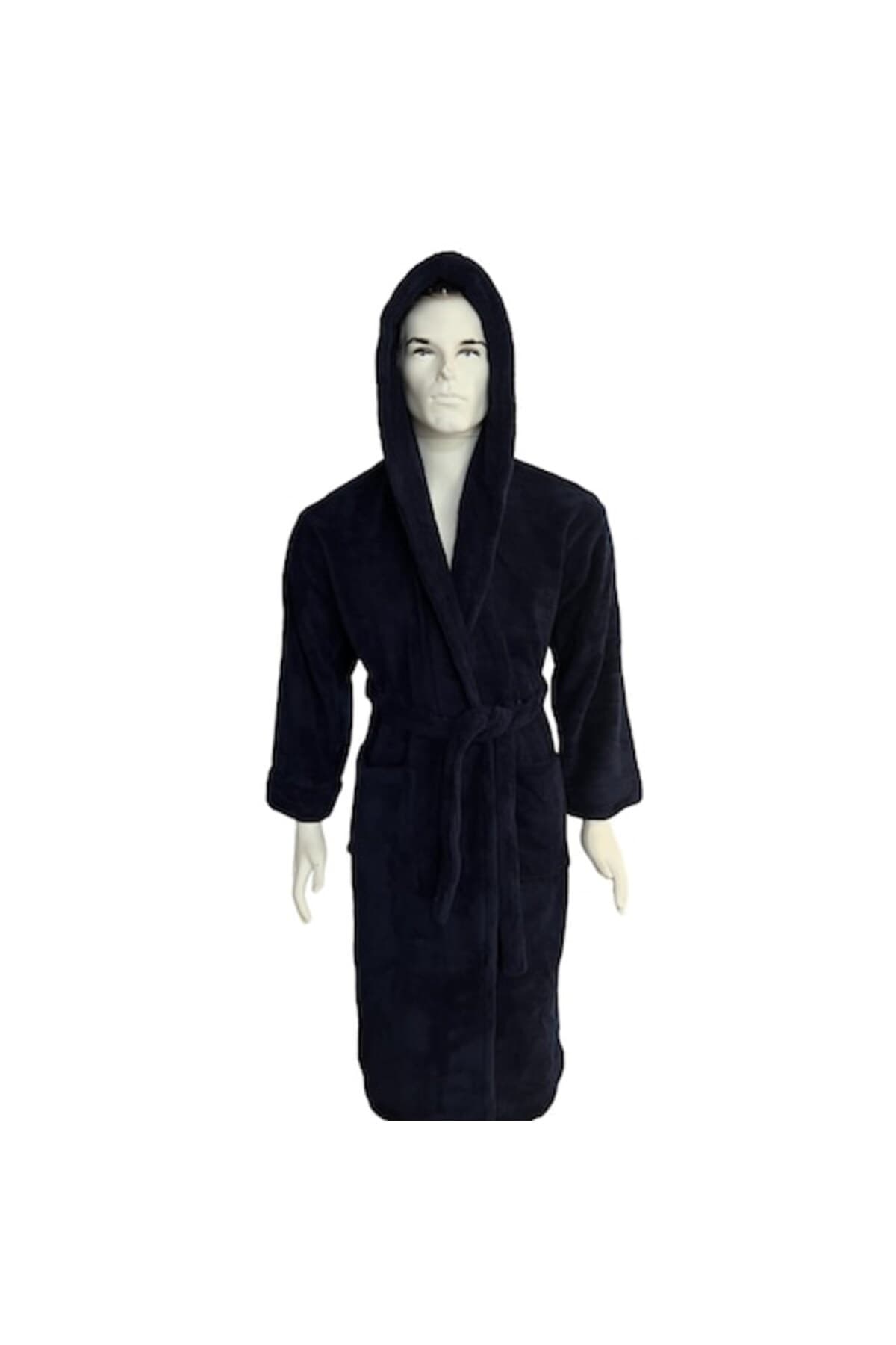 Fotografie produs: Halat de baie cu gluga Four Seasons, bleumarin inchis, XL