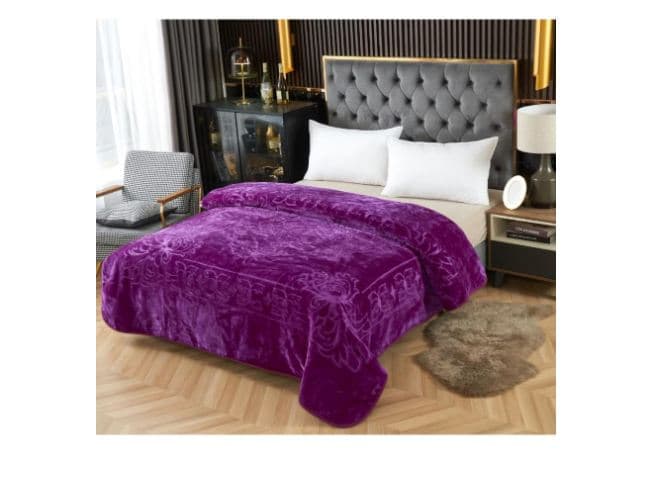 Fotografie produs: Patura groasa extra 3,5Kg COCOLINO 200 x 230 cm - mov