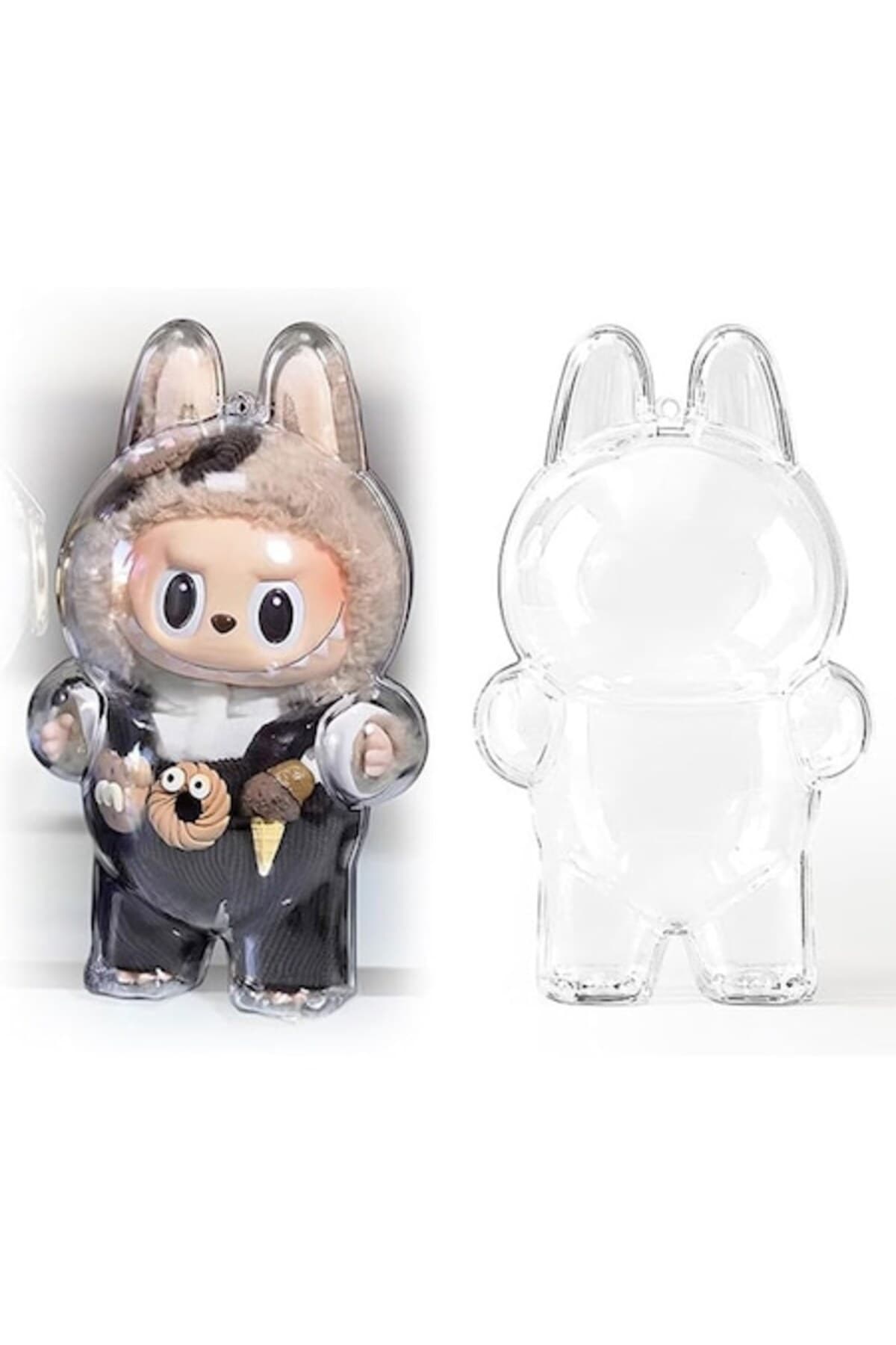 Protectie din plastic dur pentru monstrii Labubu