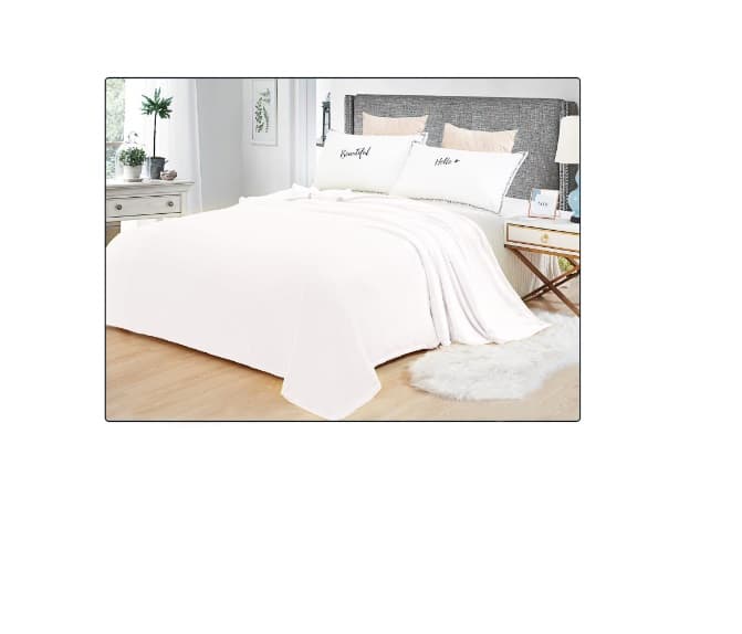 Fotografie produs: Patura cocolino pufoasa 200x230 -alba Concept E Efrall