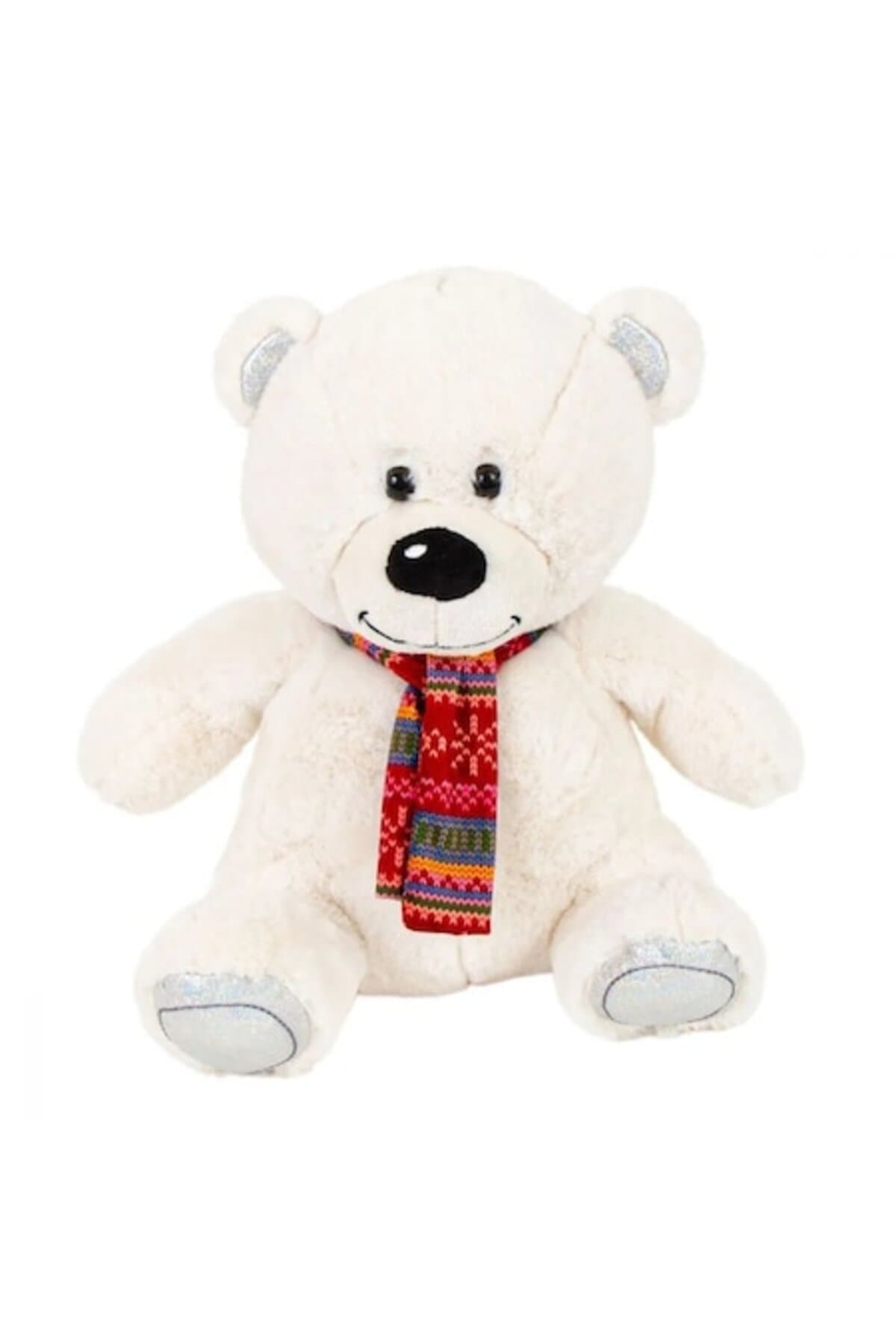 Fotografie produs: Jucarie de plus, Ursulet polar cu esarfa, 35 cm, Alb